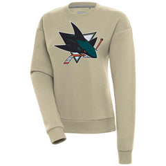 San Jose Sharks Antigua Women's Victory Pullover Sweatshirt