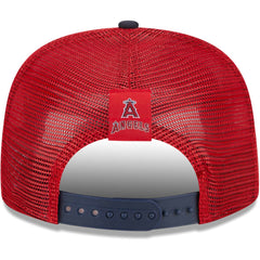 Los Angeles Angels Speed Golfer Trucker Snapback Hat - Red | New Era