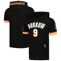 NFL Cincinnati Bengals Joe Burrow  Pro Standard Player Name & Number Hoodie T-Shirt