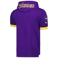 NFL Minnesota Vikings Justin Jefferson  Pro Standard Player Name & Number Hoodie T-Shirt