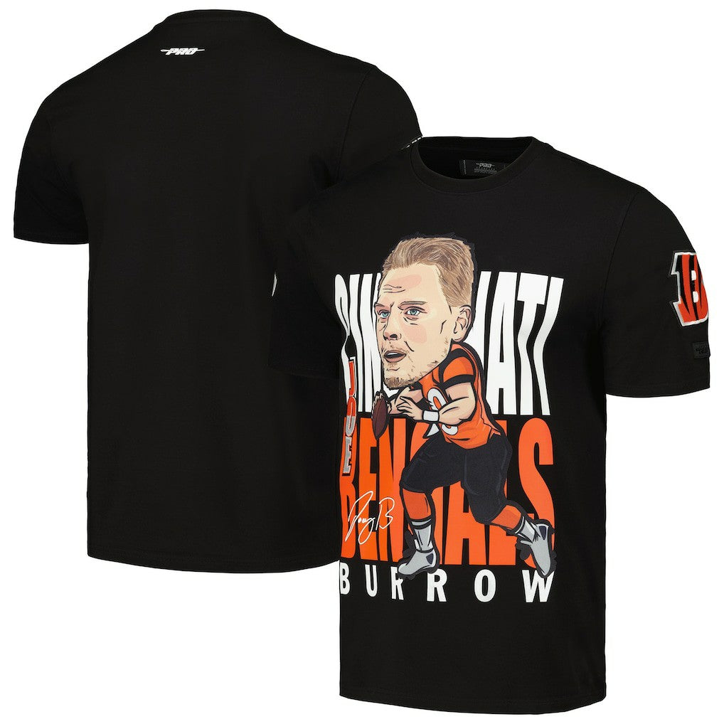 NFL Cincinnati Bengals Joe Burrow  Pro Standard Avatar Remix Player Graphic T-Shirt