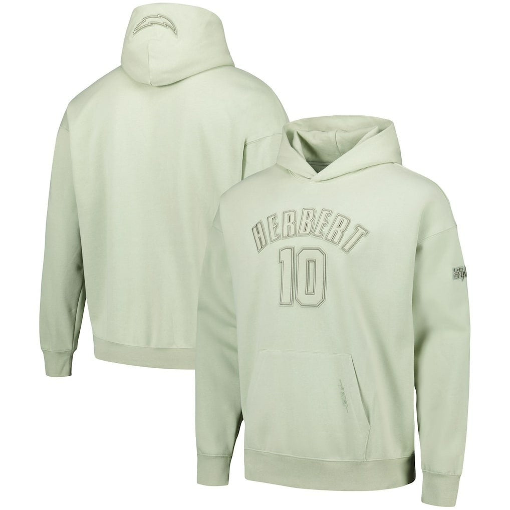 NFL Los Angeles Chargers Justin Herbert  Pro Standard Player Name & Number Pullover Hoodie