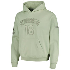NFL Minnesota Vikings Justin Jefferson  Pro Standard Player Name & Number Pullover Hoodie