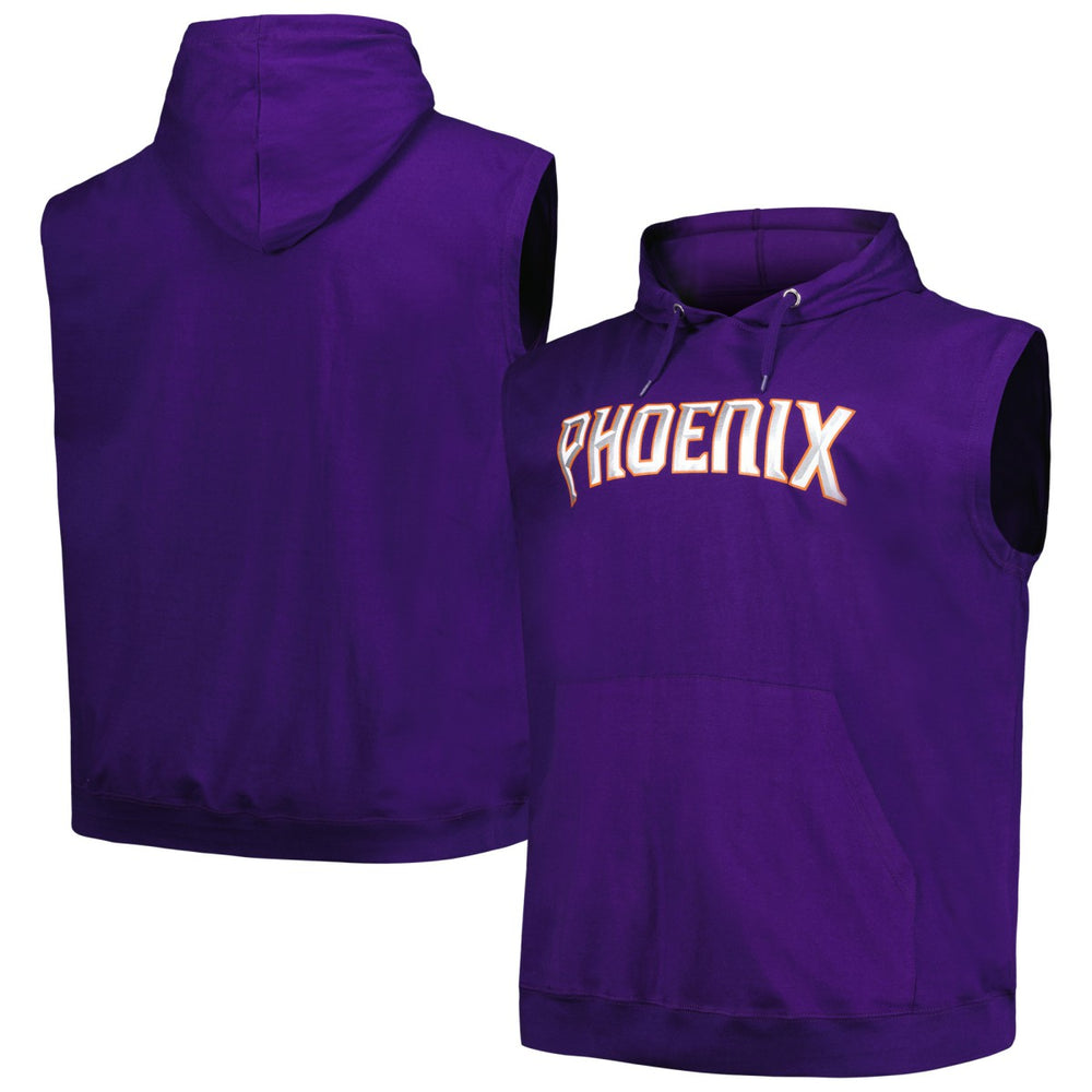 Phoenix Suns Big & Tall Jersey Muscle Pullover Hoodie - Purple | Fanatics outlet