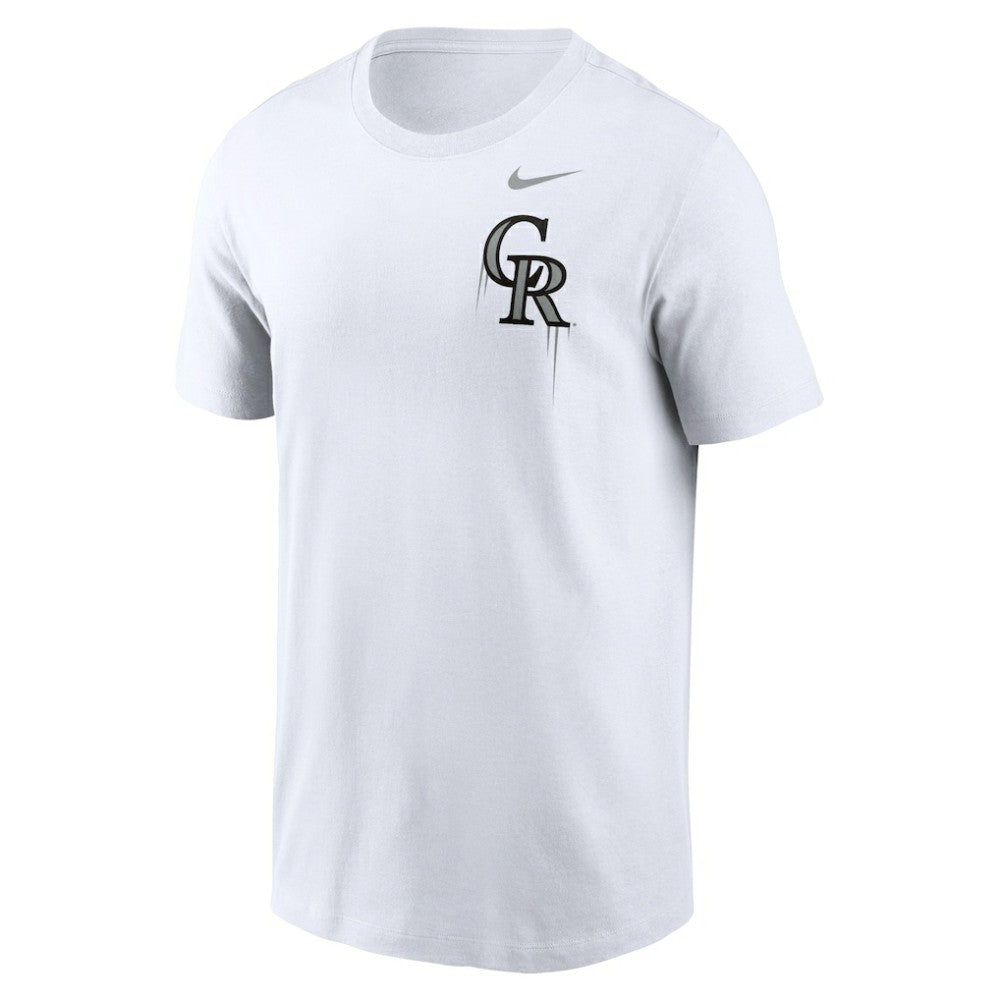 Colorado Rockies Mile High Hometown T-Shirt - White | Nike