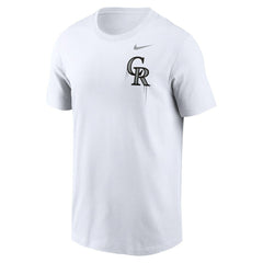 Colorado Rockies Mile High Hometown T-Shirt - White | Nike