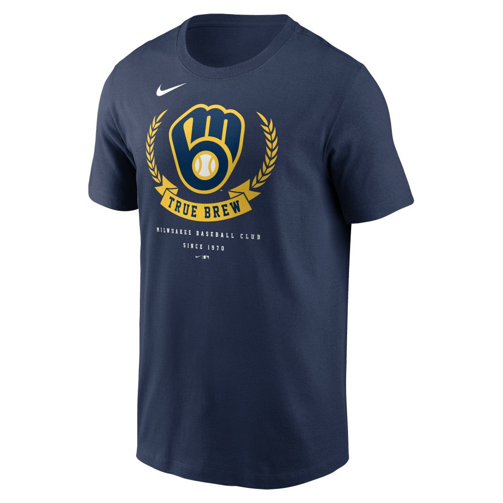 Milwaukee Brewers True Brew Hometown T-Shirt - Navy | Nike