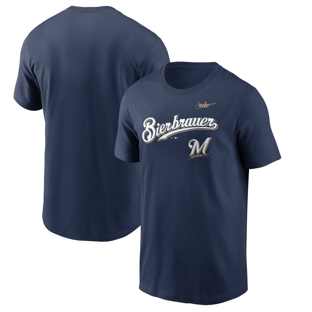 Milwaukee Brewers Bierbrauer Hometown T-Shirt - Navy | Nike