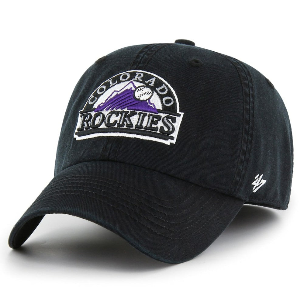 Colorado Rockies Cooperstown Collection Franchise Fitted Hat - Black | 47 brand
