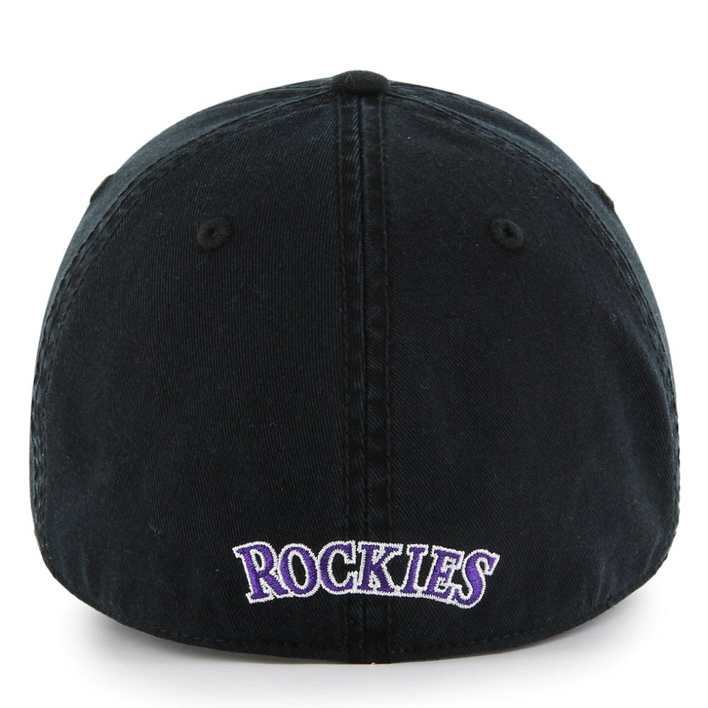 Colorado Rockies Cooperstown Collection Franchise Fitted Hat - Black | 47 brand
