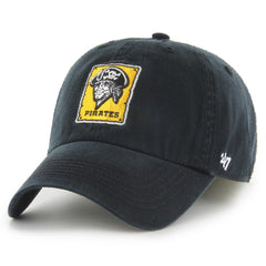 Pittsburgh Pirates Cooperstown Collection Franchise Fitted Hat - Black | 47 brand