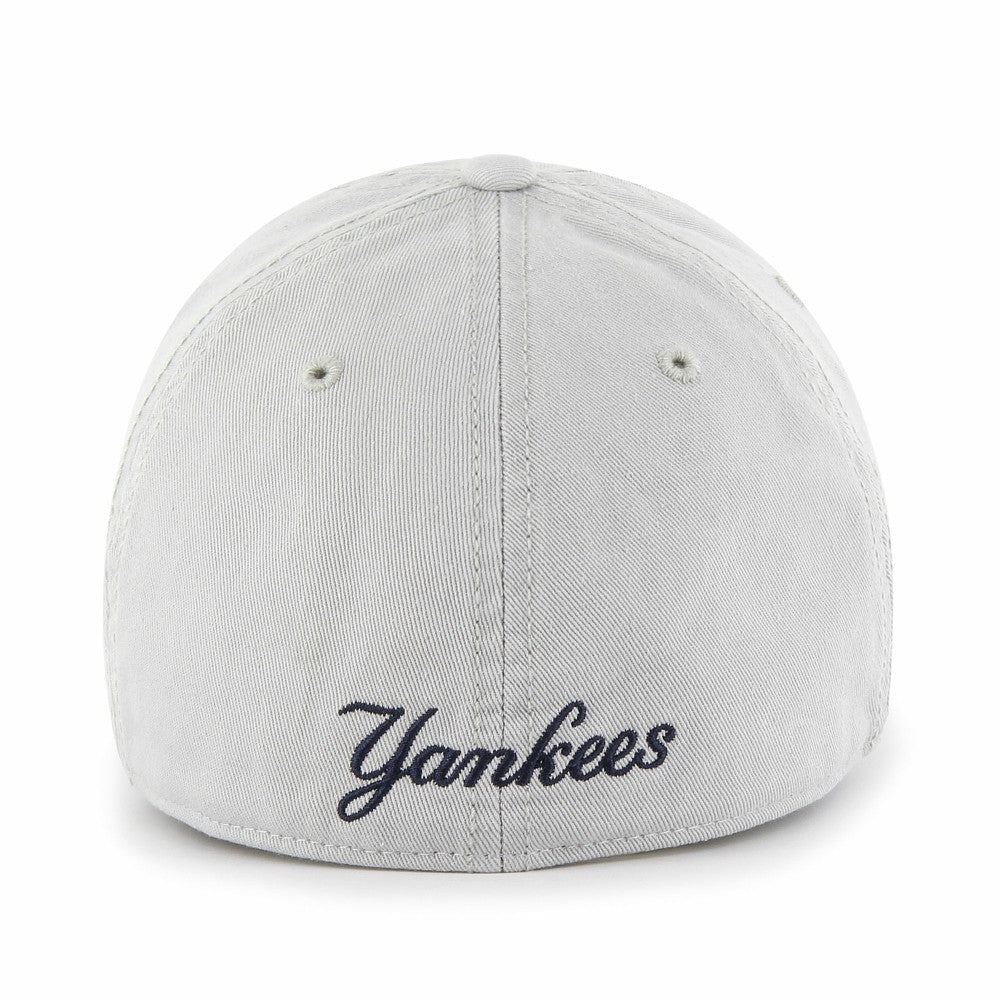 New York Yankees Franchise Logo Fitted Hat - Gray | 47 brand