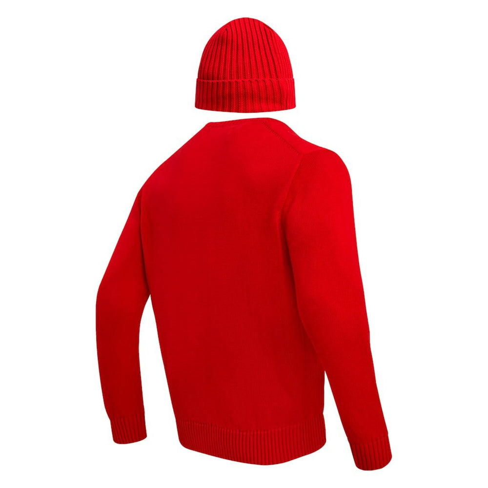 NFL Kansas City Chiefs Pro Standard Crewneck Pullover Sweater & Cuffed Knit Hat Box Gift Set