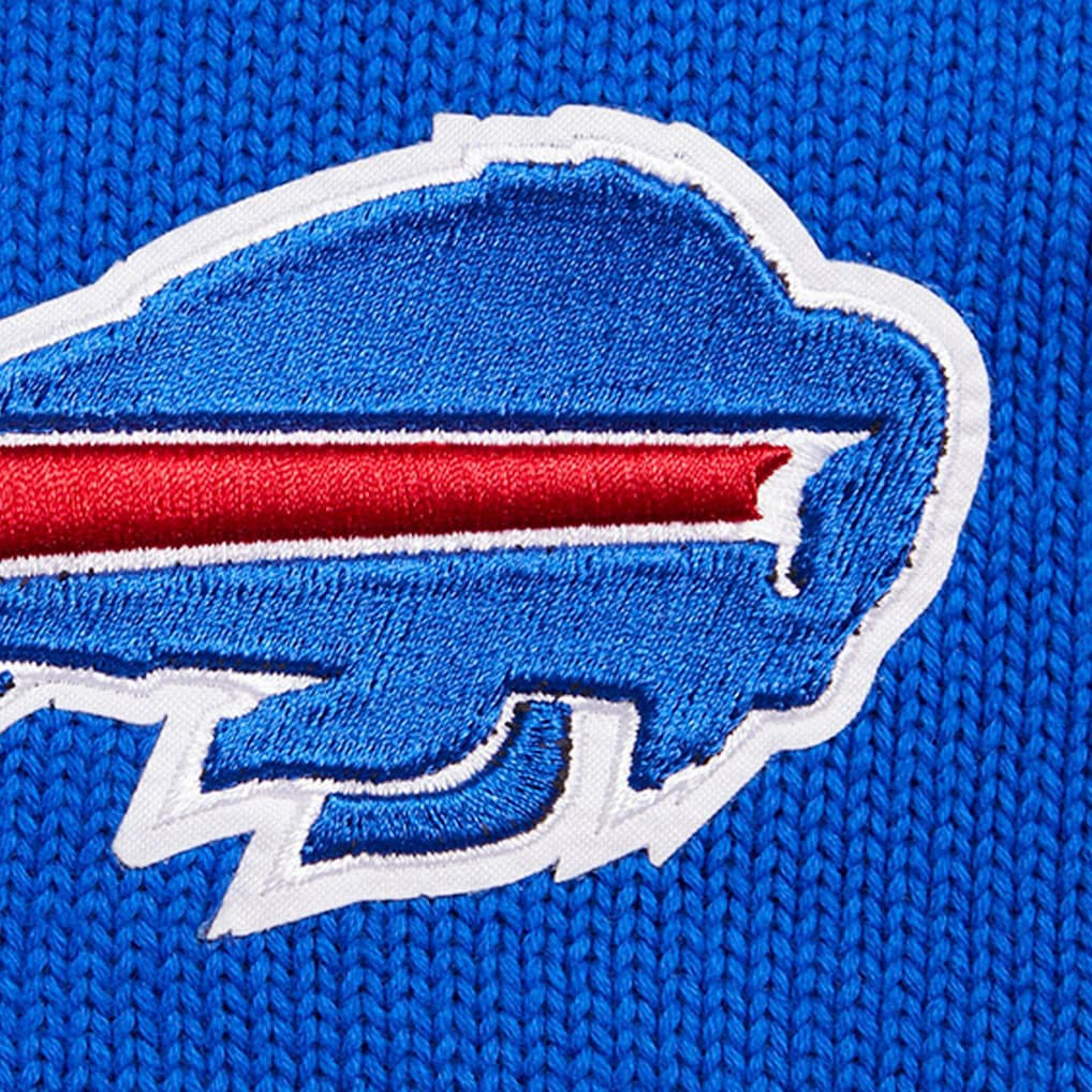 NFL Buffalo Bills Pro Standard Crewneck Pullover Sweater & Cuffed Knit Hat Box Gift Set