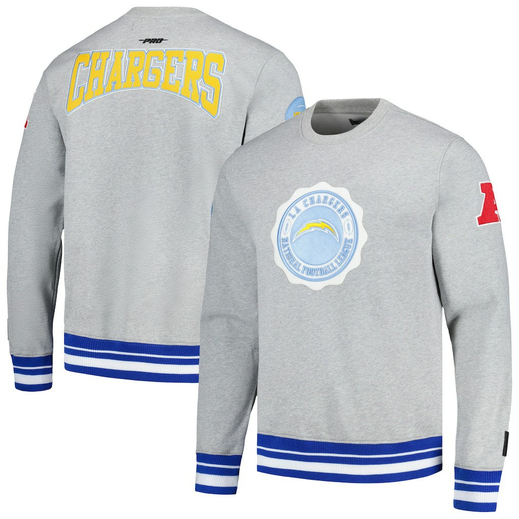 NFL Los Angeles Chargers Pro Standard Crest Emblem Pullover Sweatshirt