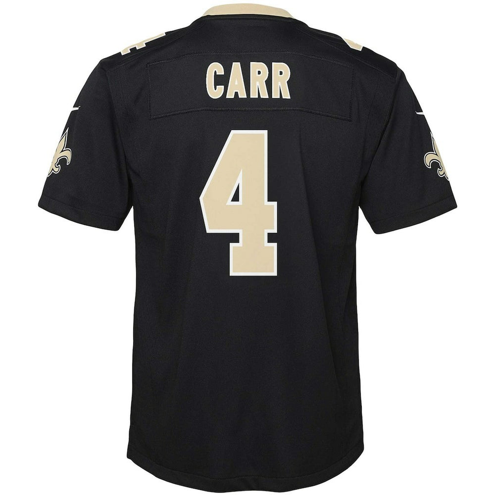 NFL New Orleans Saints Derek Carr  Youth Game Jersey