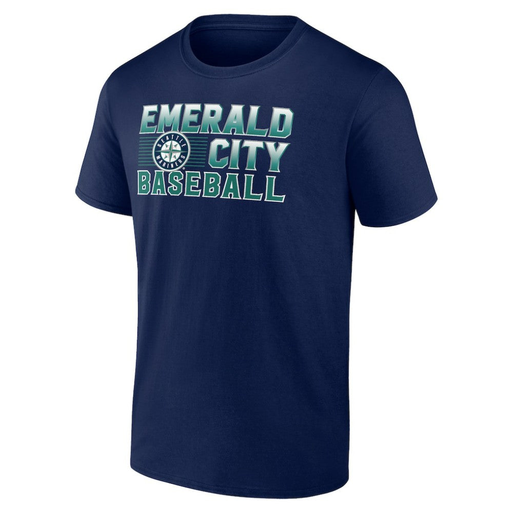 Seattle Mariners Hometown Emerald Baseball T-Shirt - Navy