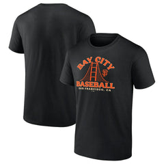 San Francisco Giants Hometown Bay City Baseball T-Shirt - Black