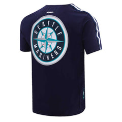 Seattle Mariners Pro Standard Taping T-Shirt - Navy/