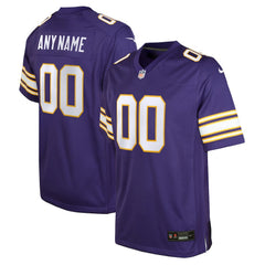 NFL Minnesota Vikings Youth Classic Custom Game Jersey