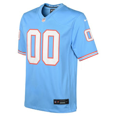 NFL Tennessee Titans Youth Oilers Throwback Custom Game Jersey