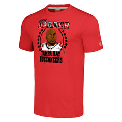 NFL Tampa Bay Buccaneers Ronde Barber  Homage Unisex Caricature Retired Player Tri-Blend T-Shirt