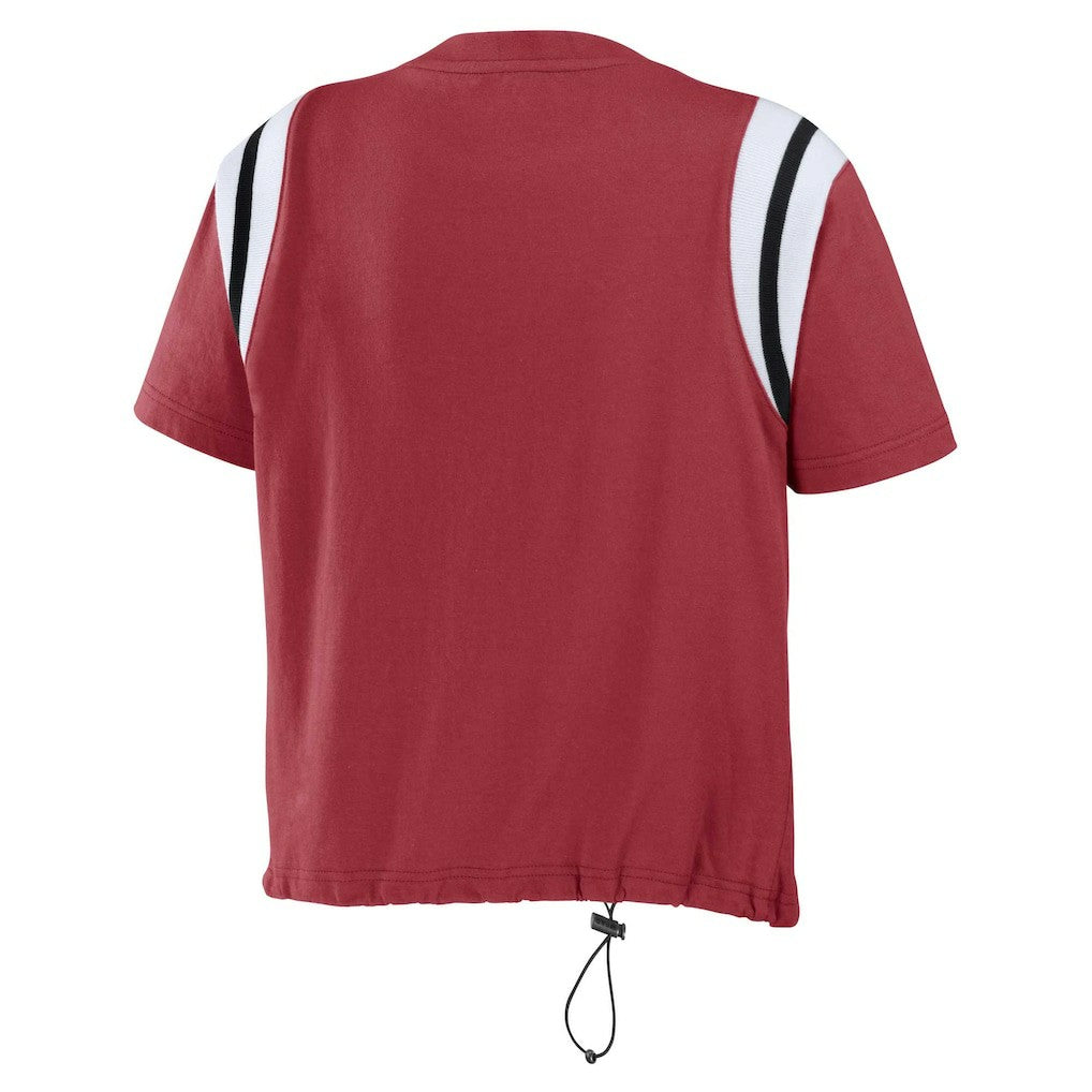 NFL Arizona Cardinals WEAR by Erin Andrews Women's Cinched Colorblock T-Shirt