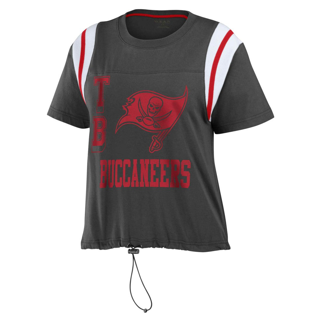 NFL Tampa Bay Buccaneers WEAR by Erin Andrews Women's Cinched Colorblock T-Shirt