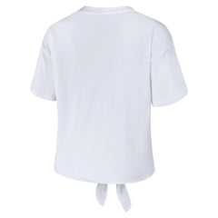NFL Tennessee Titans WEAR by Erin Andrews Women's Front Tie Retro T-Shirt