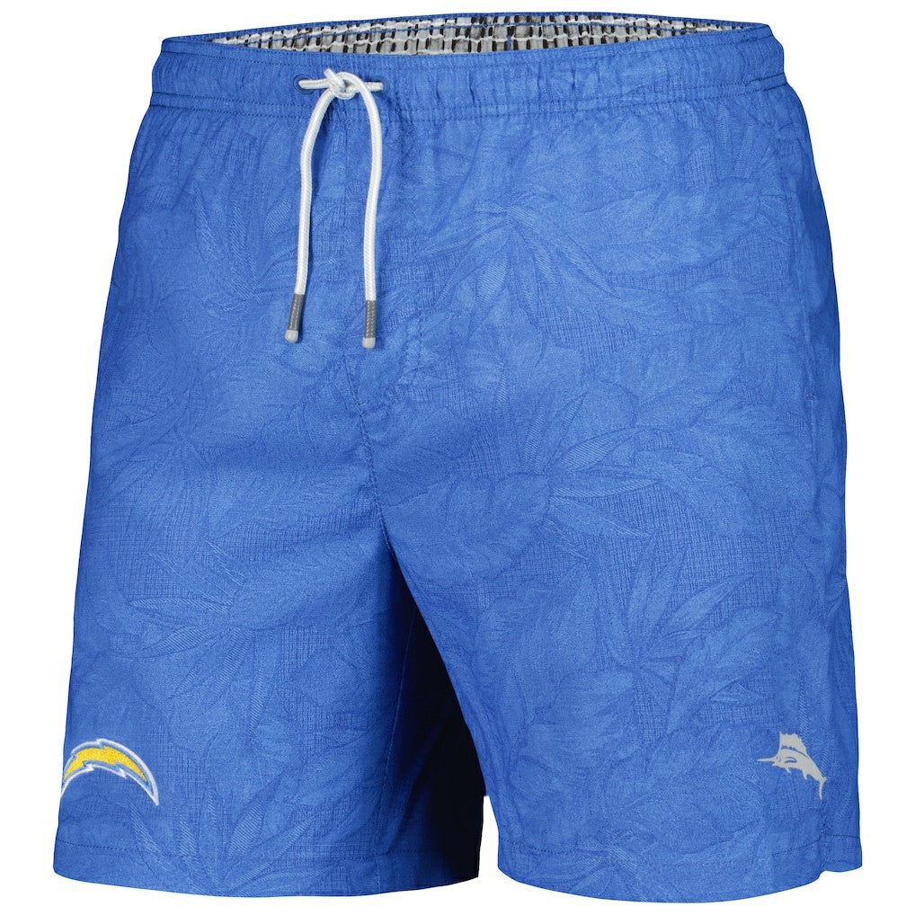 NFL Los Angeles Chargers Naples Layered Leaves Swim Shorts