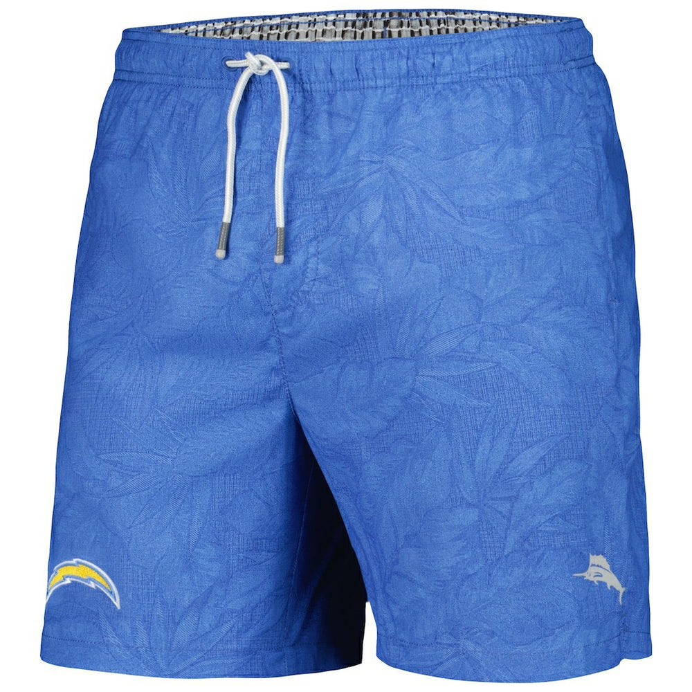 NFL Los Angeles Chargers Naples Layered Leaves Swim Shorts