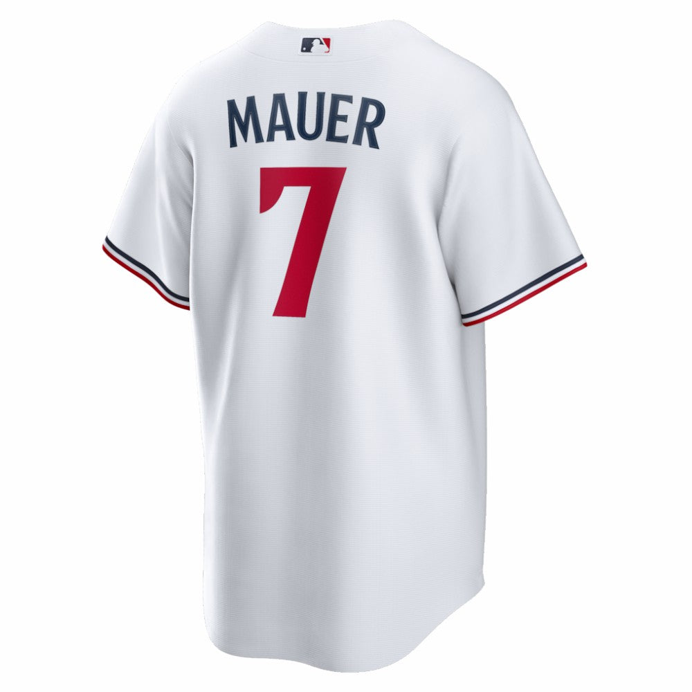 Joe Mauer Minnesota Twins Home Retired Player Replica Jersey - White | Nike