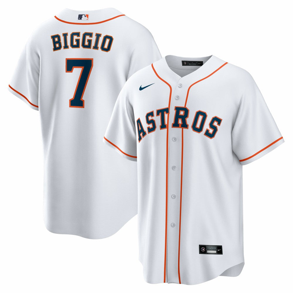Craig Biggio Houston Astros Home Retired Player Replica Jersey - White | Nike