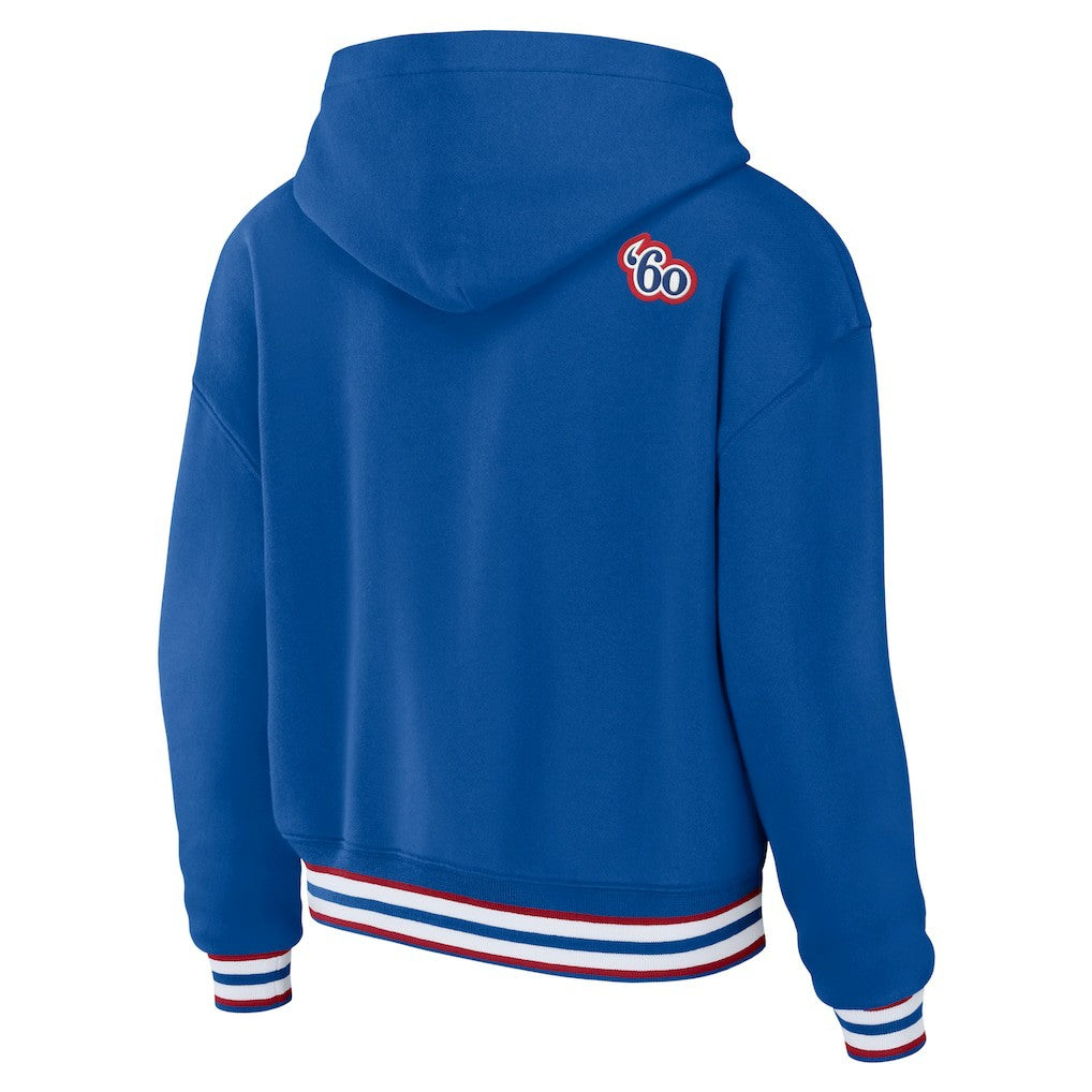 NFL Buffalo Bills WEAR by Erin Andrews Women's Lace-Up Pullover Hoodie
