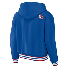 NFL Buffalo Bills WEAR by Erin Andrews Women's Plus Size Lace-Up Pullover Hoodie