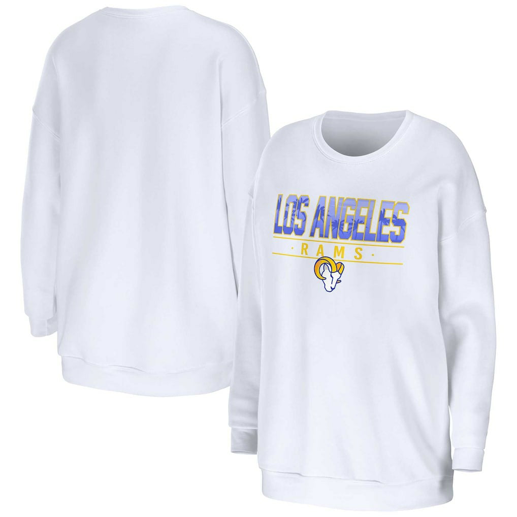 NFL Los Angeles Rams WEAR by Erin Andrews Women's Domestic Pullover Sweatshirt