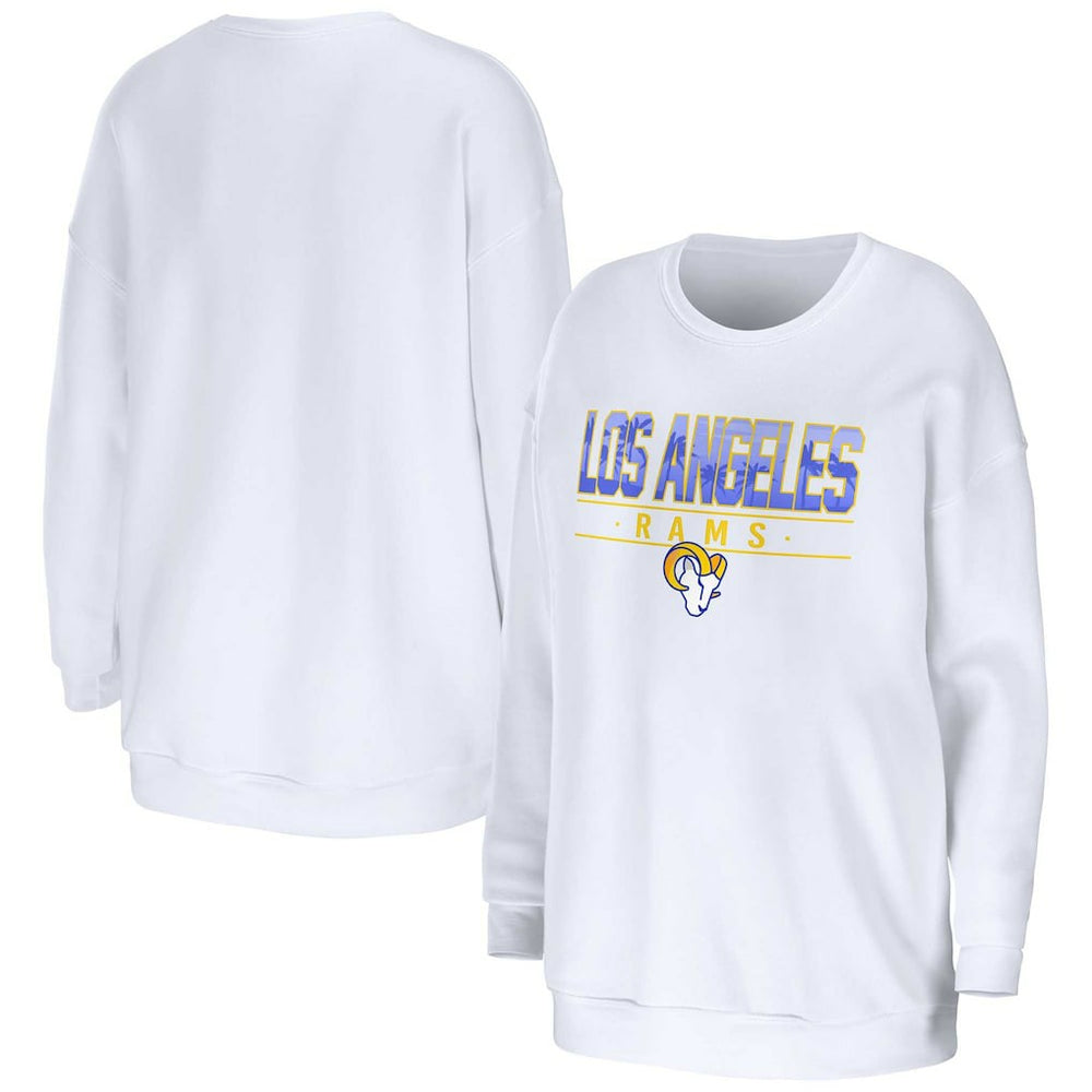 NFL Los Angeles Rams WEAR by Erin Andrews Women's Domestic Pullover Sweatshirt