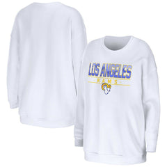 NFL Los Angeles Rams WEAR by Erin Andrews Women's Domestic Pullover Sweatshirt