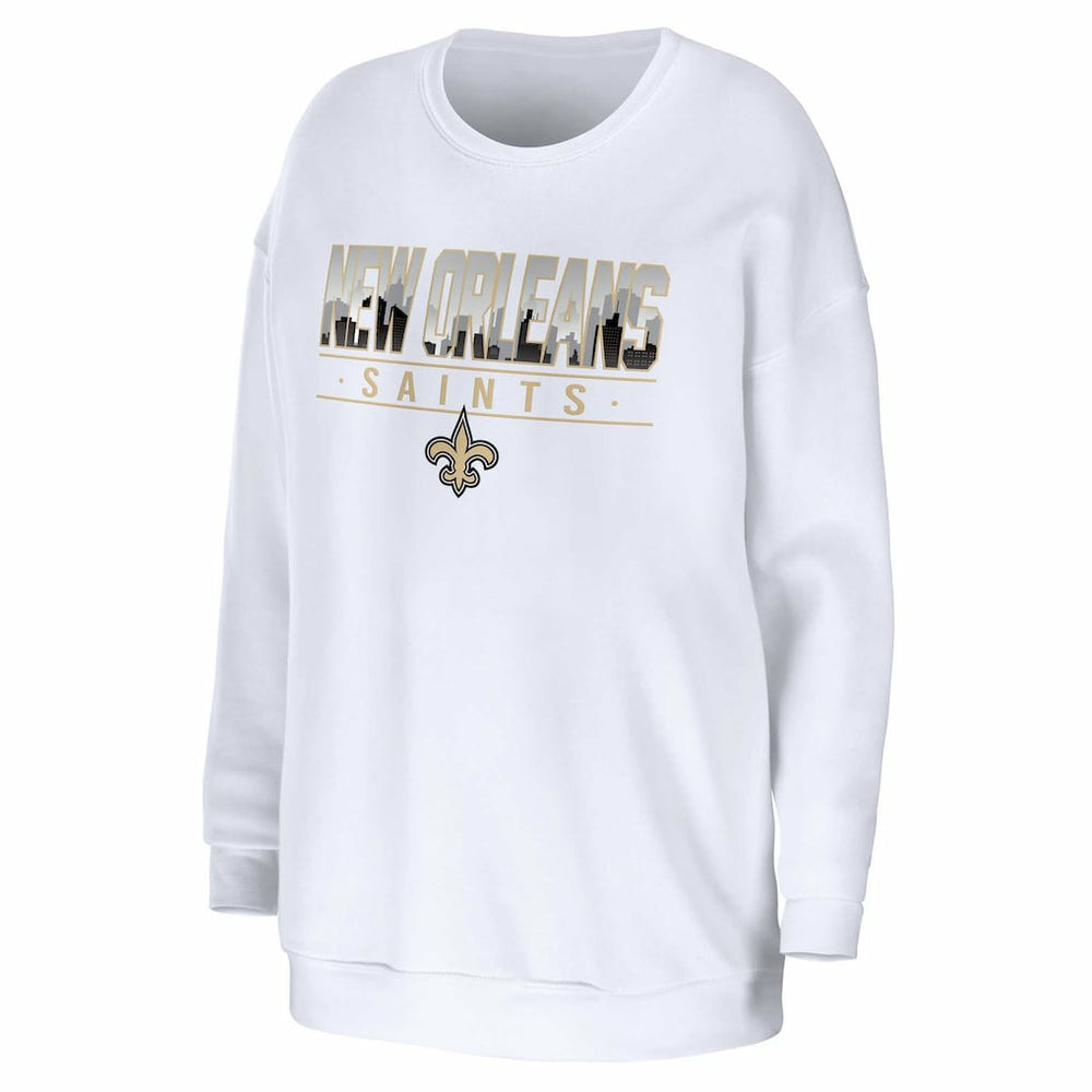 NFL New Orleans Saints WEAR by Erin Andrews Women's Domestic Pullover Sweatshirt