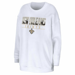 NFL New Orleans Saints WEAR by Erin Andrews Women's Domestic Pullover Sweatshirt