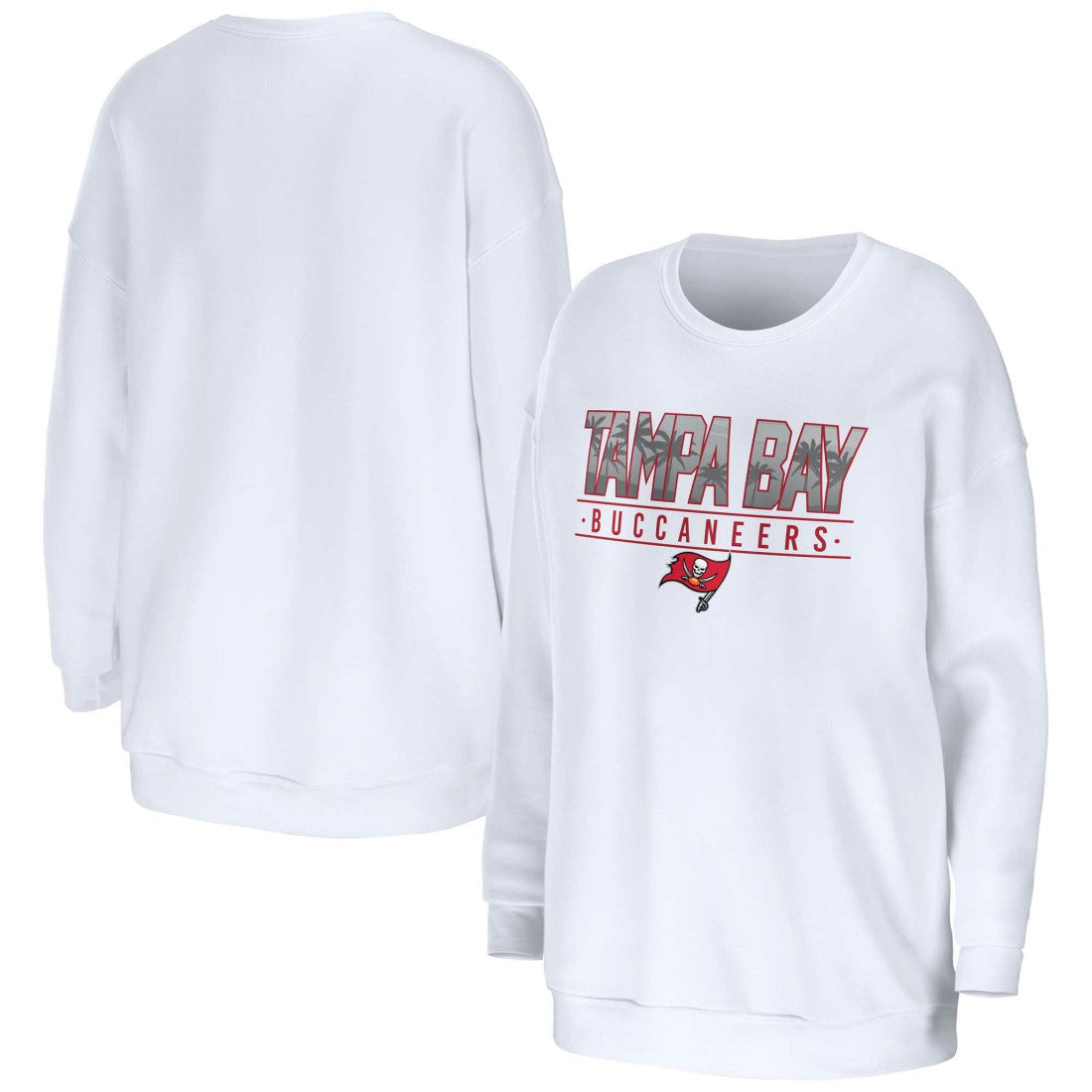 NFL Tampa Bay Buccaneers WEAR by Erin Andrews Women's Domestic Pullover Sweatshirt