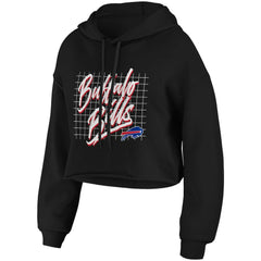NFL Buffalo Bills WEAR by Erin Andrews Women's Domestic Cropped Pullover Hoodie