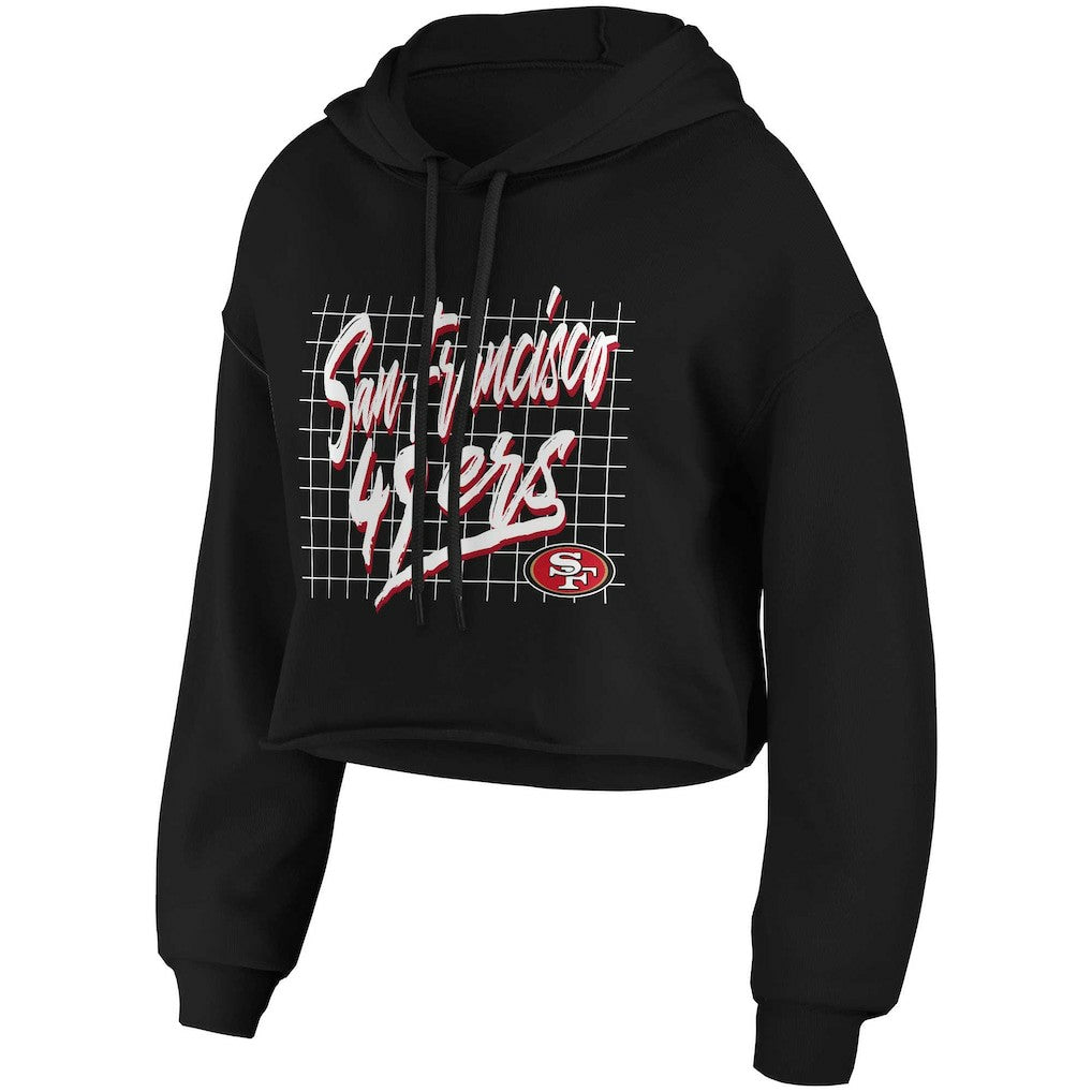 NFL San Francisco 49ers WEAR by Erin Andrews Women's Domestic Cropped Pullover Hoodie