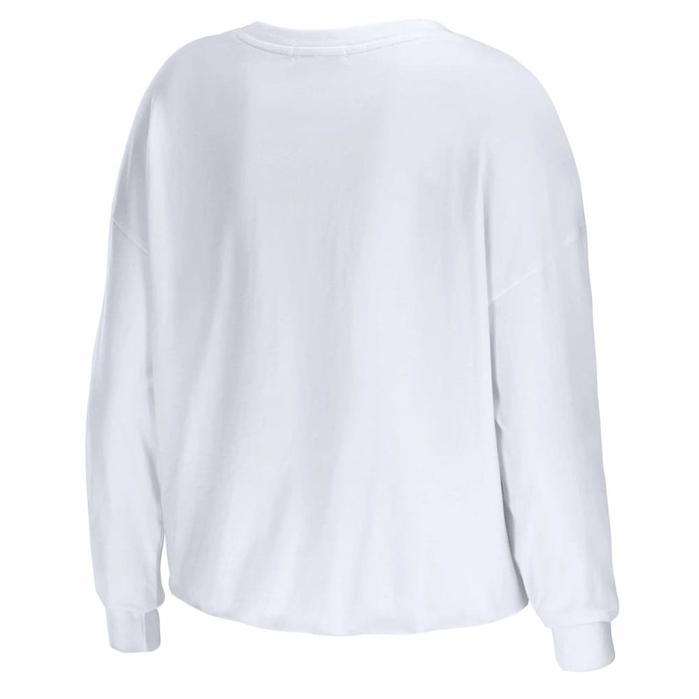 NFL Atlanta Falcons WEAR by Erin Andrews Women's Domestic Cropped Long Sleeve T-Shirt