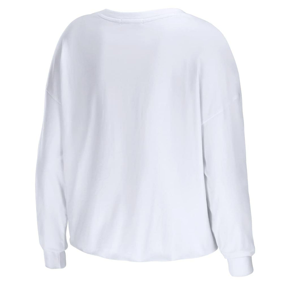 NFL Los Angeles Rams WEAR by Erin Andrews Women's Domestic Cropped Long Sleeve T-Shirt