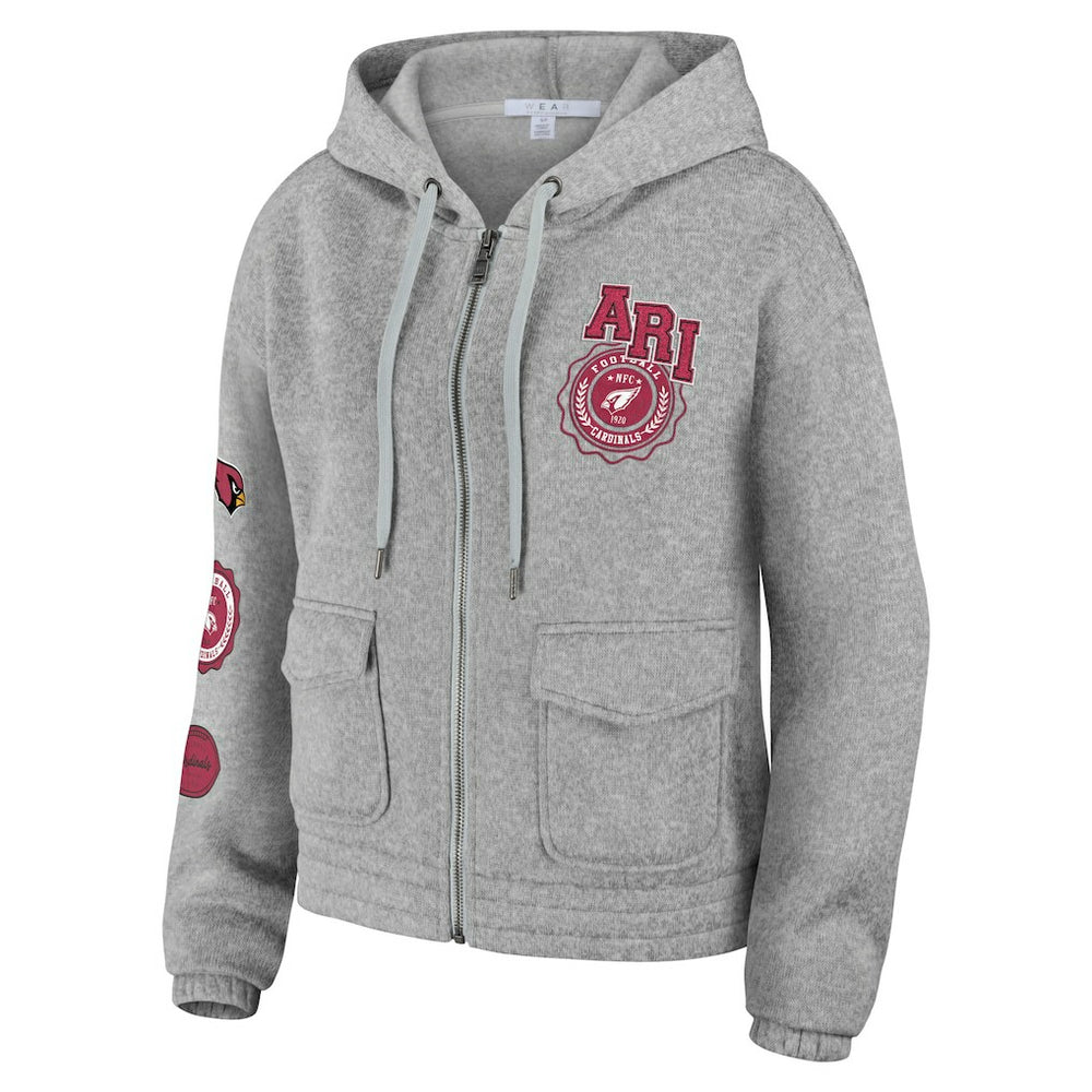 NFL Arizona Cardinals WEAR by Erin Andrews Women's Full-Zip Hoodie