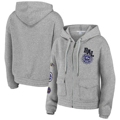 NFL Baltimore Ravens WEAR by Erin Andrews Women's Full-Zip Hoodie