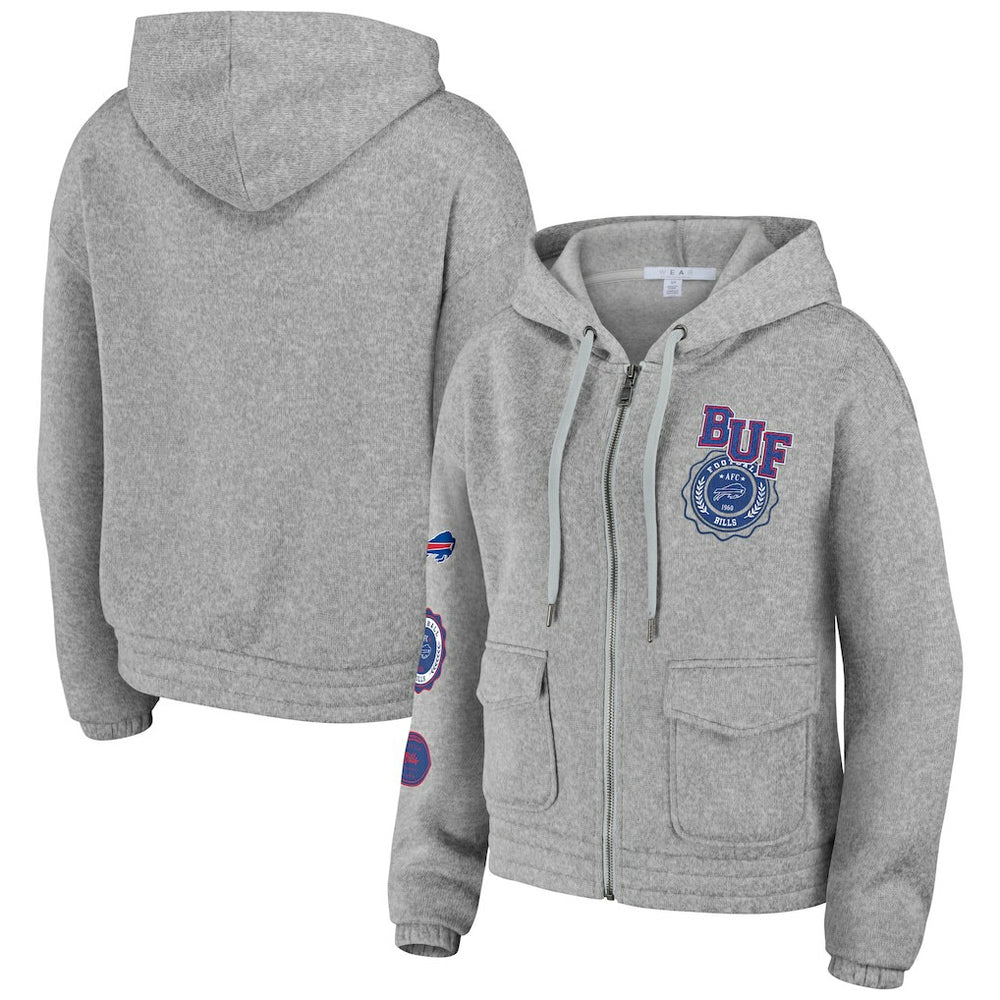 NFL Buffalo Bills WEAR by Erin Andrews Women's Full-Zip Hoodie