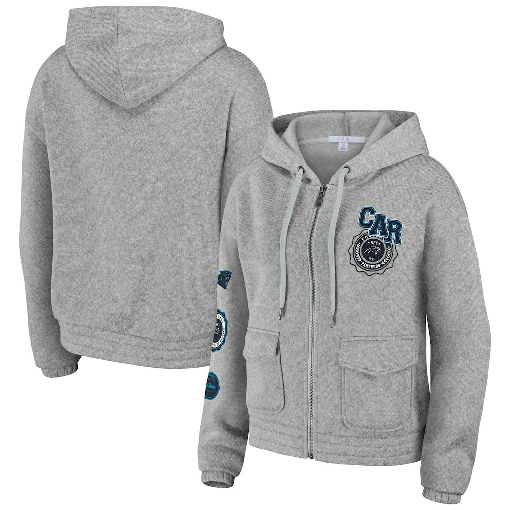 NFL Carolina Panthers WEAR by Erin Andrews Women's Full-Zip Hoodie