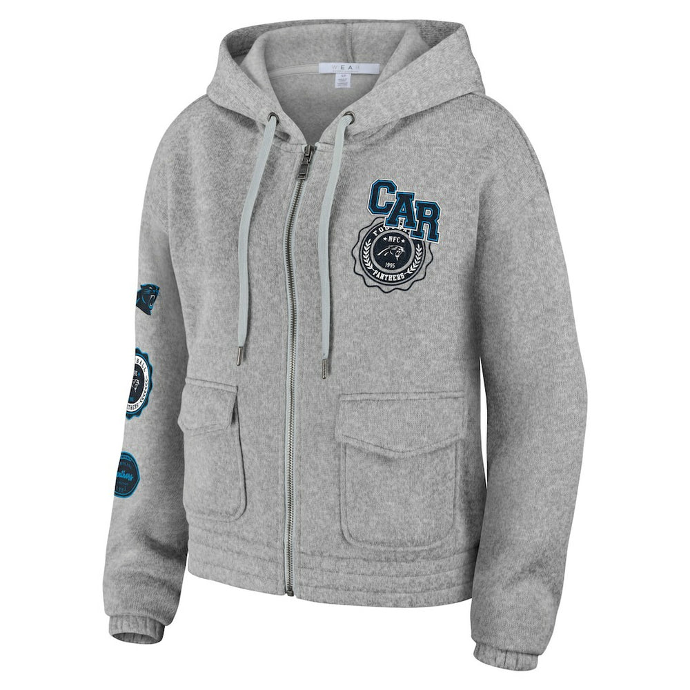 NFL Carolina Panthers WEAR by Erin Andrews Women's Full-Zip Hoodie